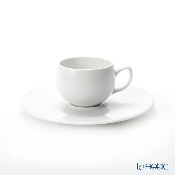 ドグレーヌ パリ サラムホワイト コーヒーカップ＆ソーサー 110ml