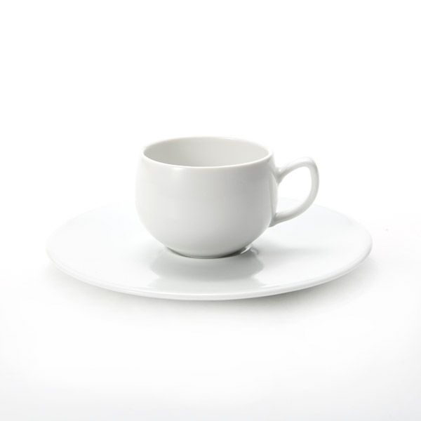 ドグレーヌ パリ サラムホワイト コーヒーカップ＆ソーサー 110ml