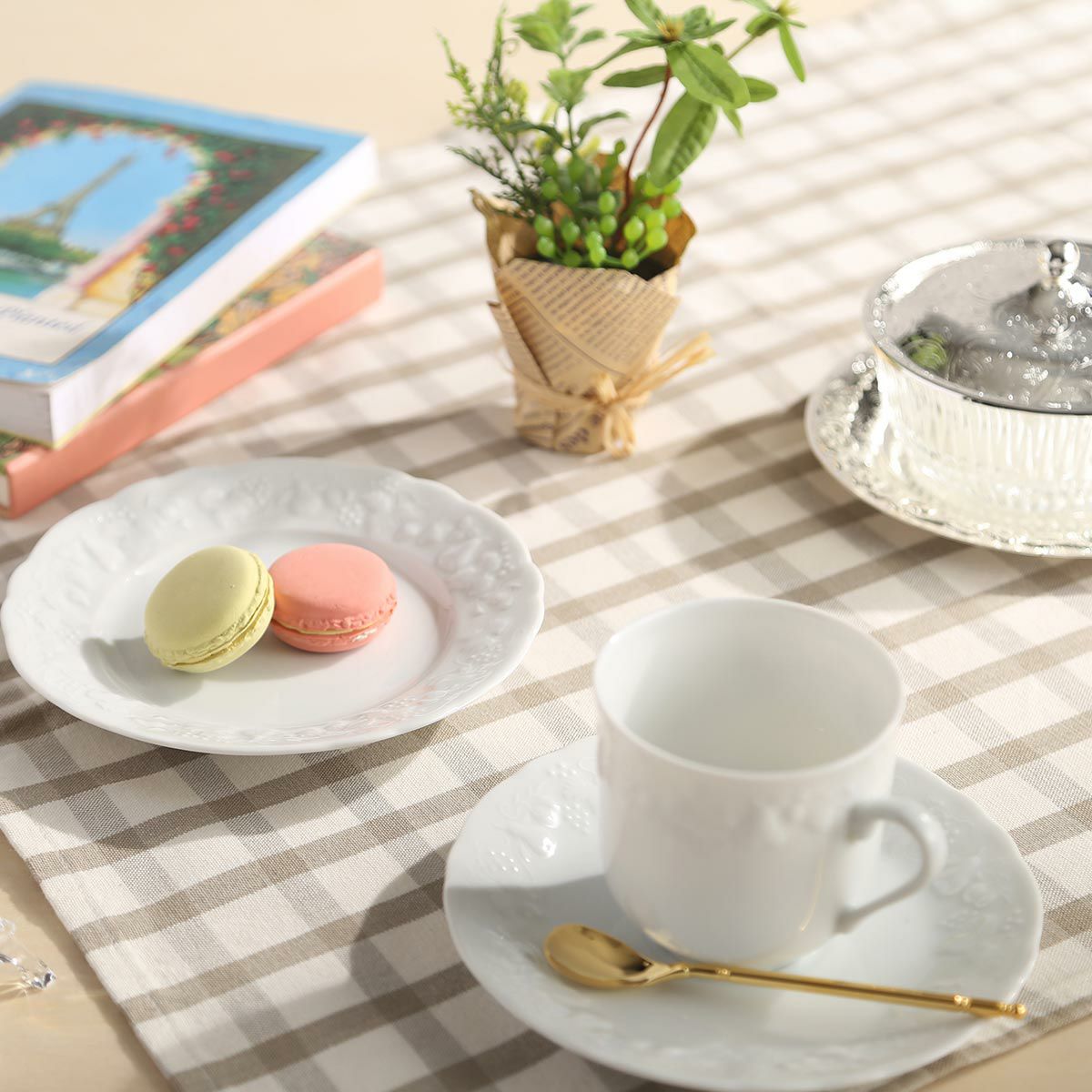 フィリップ・デズリエ ブラン（California） コーヒーカップ＆ソーサー（ヨーロピアン） 180ml