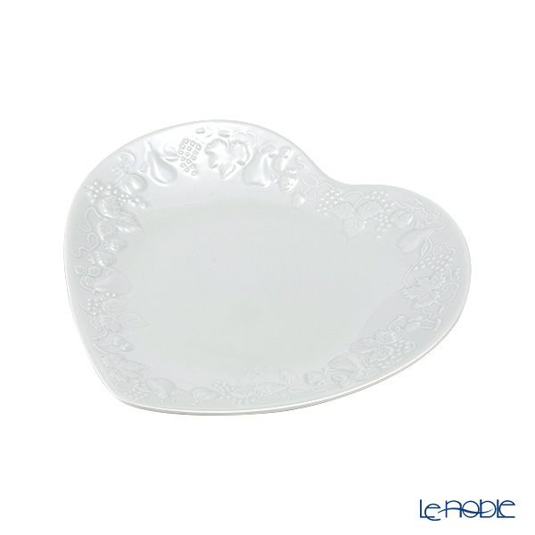 フィリップ・デズリエ ブラン（California） ハートディッシュ 20.5cm