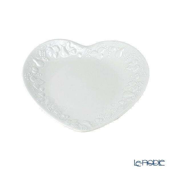 フィリップ・デズリエ ブラン（California） ハートディッシュ 20.5cm