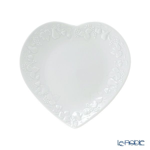 フィリップ・デズリエ ブラン（California） ハートディッシュ 20.5cm