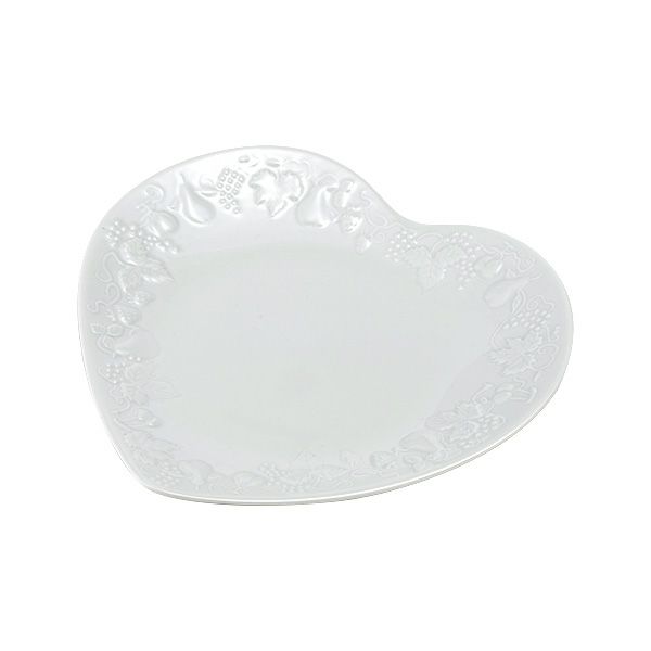 フィリップ・デズリエ ブラン（California） ハートディッシュ 20.5cm
