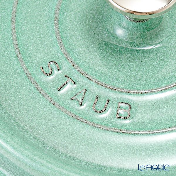 ストウブ（staub） ピコ・ココット ラウンド 20cm／2.2L セージグリーン 両手鍋