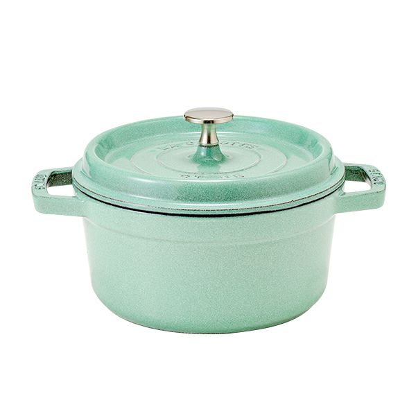 ストウブ（staub） ピコ・ココット ラウンド 20cm／2.2L セージグリーン 両手鍋