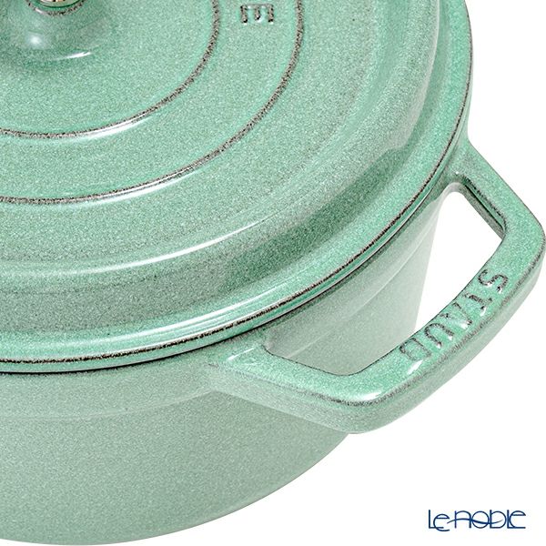 ストウブ（staub） ピコ・ココット ラウンド 22cm／2.6L セージグリーン 両手鍋