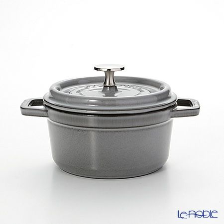 ストウブ（staub） ピコ・ココット ラウンド 16cm／1.2L グレイ