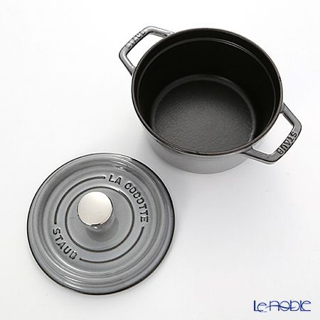 ストウブ（staub） ピコ・ココット ラウンド 16cm／1.2L グレイ