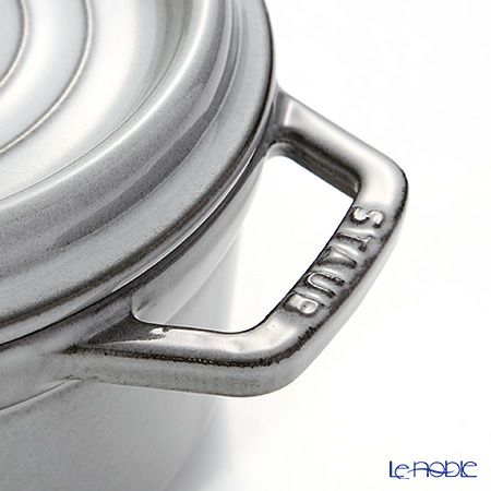 ストウブ（staub） ピコ・ココット ラウンド 16cm／1.2L グレイ