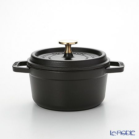 ストウブ（staub） ピコ・ココット ラウンド 16cm／1.2L ブラック