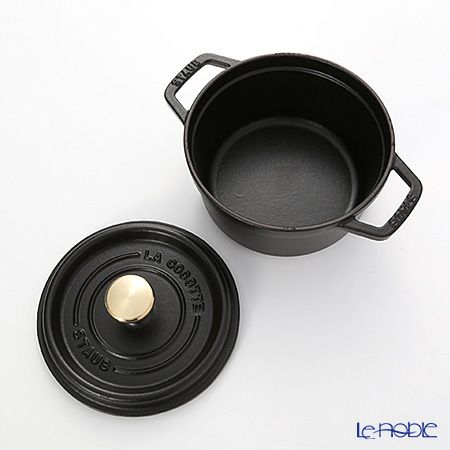 ストウブ（staub） ピコ・ココット ラウンド 16cm／1.2L ブラック