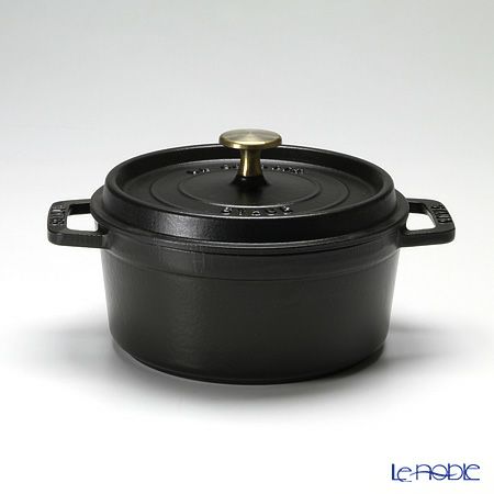 ストウブ（staub） ピコ・ココット ラウンド 18cm／1.7L ブラック