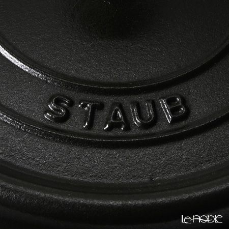 ストウブ（staub） ピコ・ココット ラウンド 22cm／2.6L ブラック