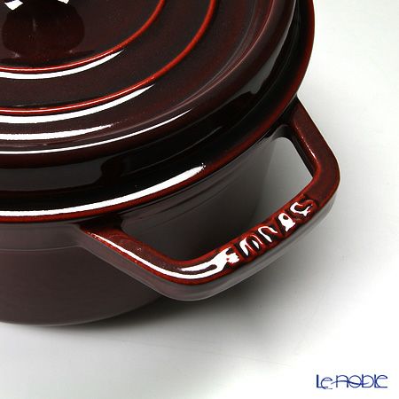 ストウブ（staub） ピコ・ココット ラウンド 22cm／2.6L グレナディンレッド