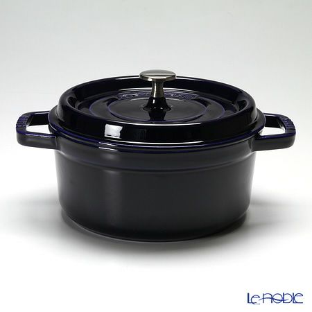 ストウブ（staub） ピコ・ココット ラウンド 22cm／2.6L グランブルー