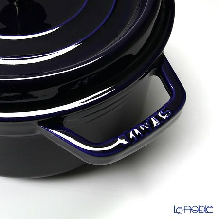 ストウブ（staub） ピコ・ココット ラウンド 22cm／2.6L グランブルー