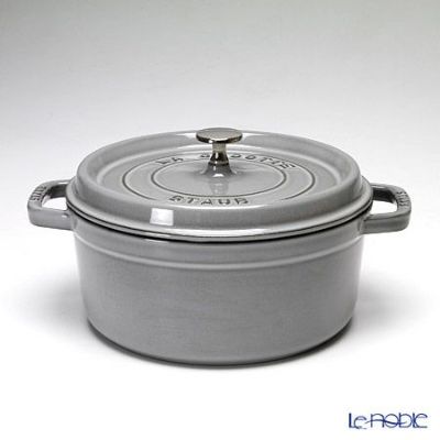 ストウブ（staub） ピコ・ココット ラウンド 24cm／3.8L グレイ