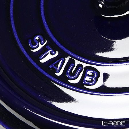 ストウブ（staub） ピコ・ココット ラウンド 24cm／3.8L グランブルー