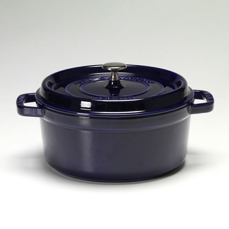 ストウブ（staub） ピコ・ココット ラウンド 24cm／3.8L グランブルー