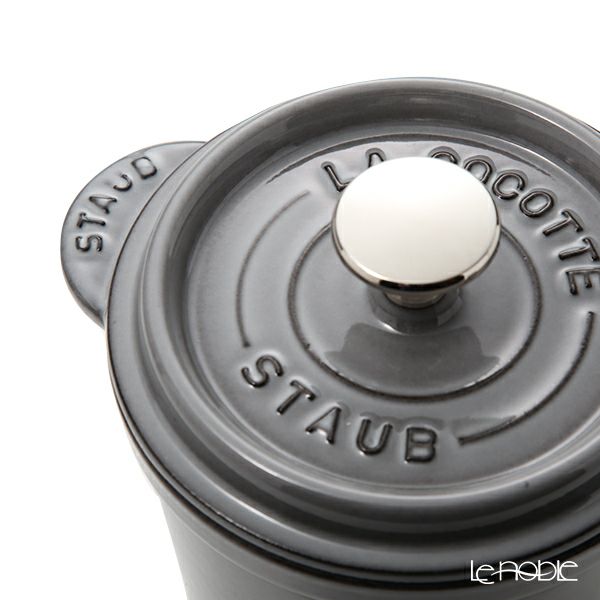 ストウブ（staub） スープポット 14cm／1.2L グレー