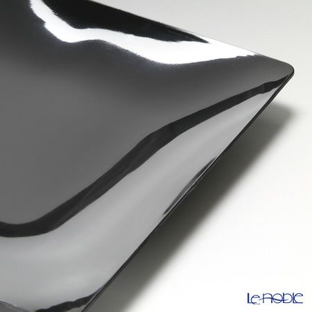 ソリア（solia） プレートコレクション フルイドプレート 16cm ブラック PL20233FF 10枚入