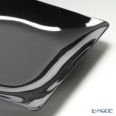 ソリア（solia） プレートコレクション フルイドプレート 11cm ブラック PL20243FF 10枚入