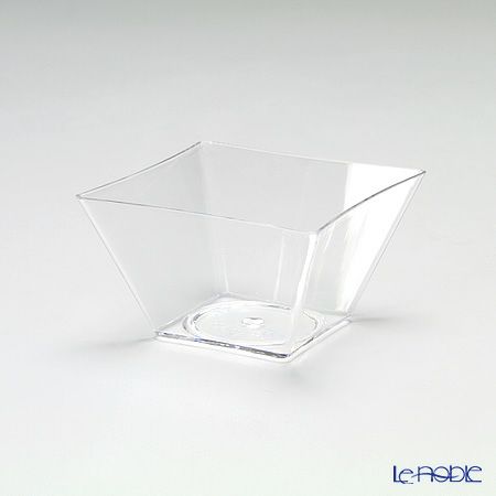 ソリア（solia） パーティー ミニキューブ 50ml カーブエッジ クリア FF02000 12個入