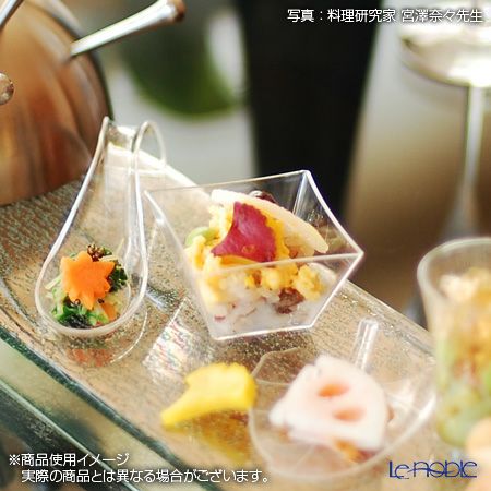 ソリア（solia） パーティー ミニキューブ 50ml カーブエッジ クリア FF02000 12個入