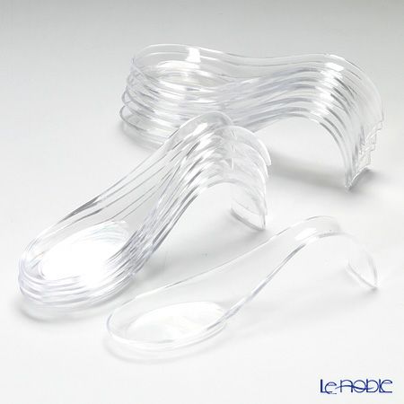 ソリア（solia） パーティー カーブハンドルスプーン クリア FF02003 12個入