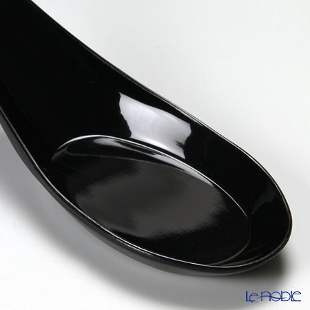 ソリア（solia） パーティー カーブハンドルスプーン ブラック FF02016 12個入