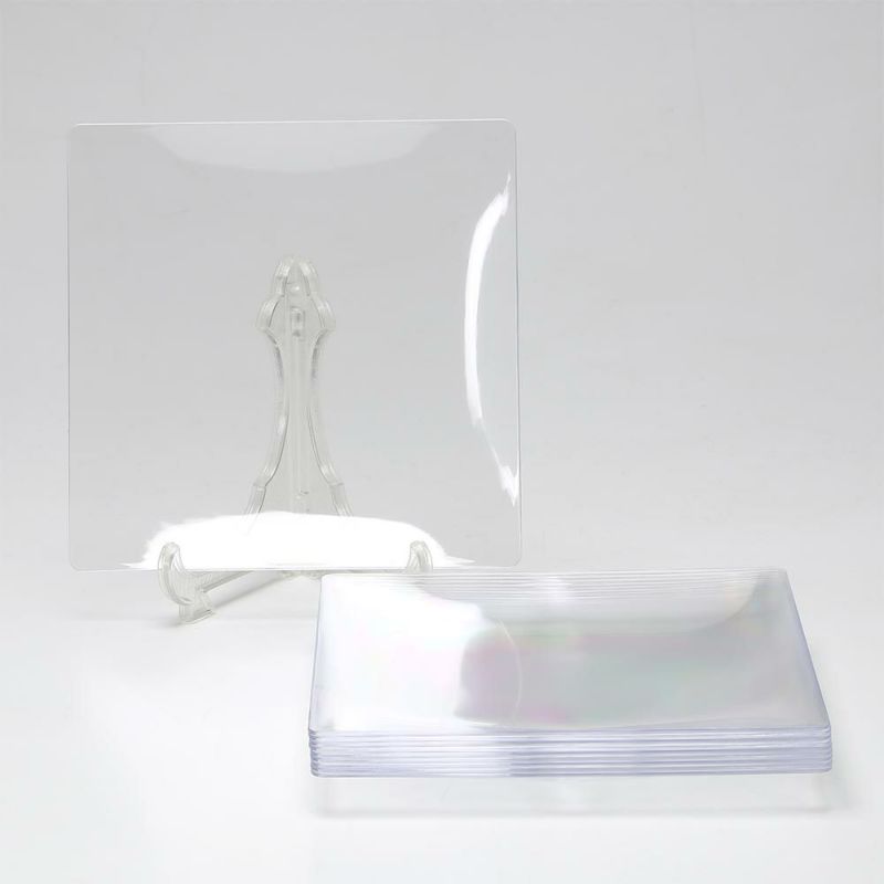 ソリア（solia） プレートコレクション フルイドプレート 16cm クリア PL20230 10枚入