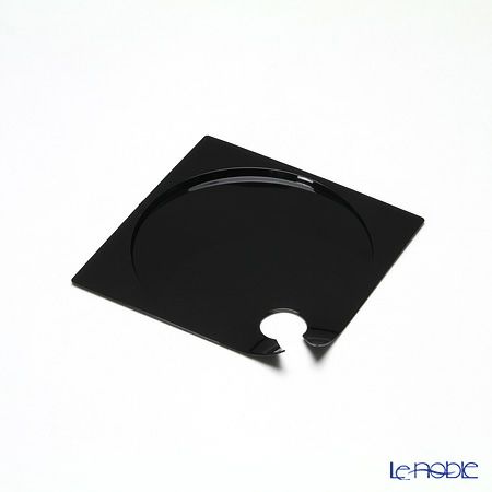 ソリア（solia） プレートコレクション マンタパーティープレート 14×14cm ブラック 20枚入