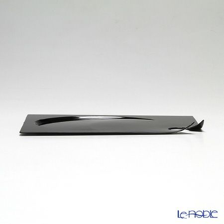 ソリア（solia） プレートコレクション マンタパーティープレート 14×21cm ブラック 20枚入