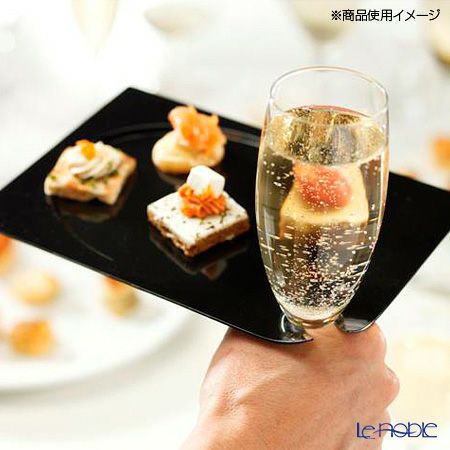 ソリア（solia） プレートコレクション マンタパーティープレート 14×21cm ブラック 20枚入