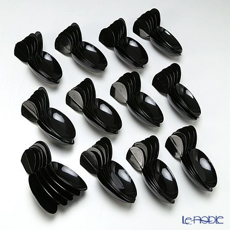 ソリア（solia） パーティー エリカスプーン ブラック PS32703 60個入