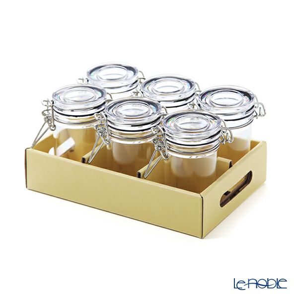 ソリア（solia） パーティー キルナージャー（密閉容器） 80ml BU60050FF クリア 6個入