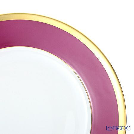 アビランド ラック ド シーヌ・ゴールド アンダープレート オーベルジン 31cm