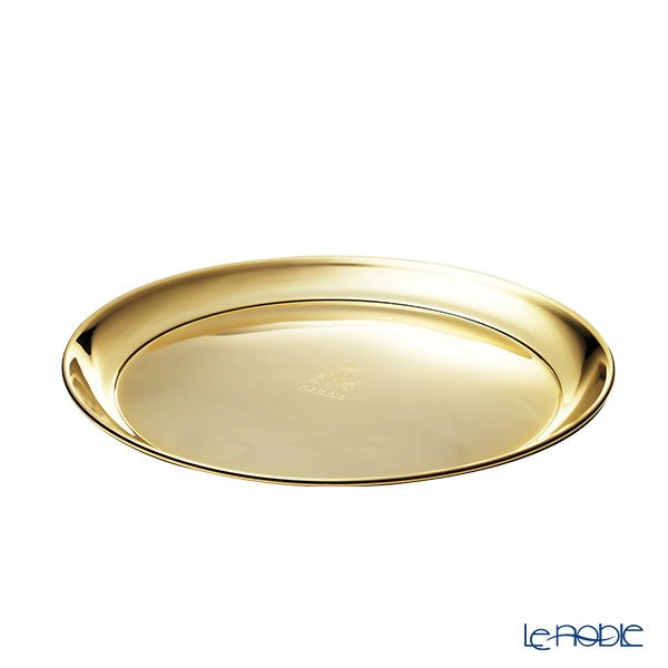ニナス オリジナル マリーアントワネット クイーンズ ゴールドコレクション トレイ 30.5cm ラウンド 円形 ステンレス製 24金メッキ
