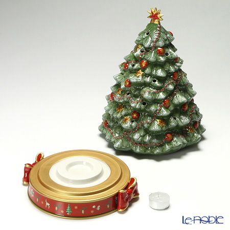 ビレロイ＆ボッホ（Villeroy＆Boch） トイズデライト クリスマスツリー 33cm 8585-6885 （オルゴール付キャンドルホルダー）