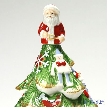 ビレロイ＆ボッホ（Villeroy＆Boch） クリスマストイズメモリー クリスマスツリーウィズチルドレン （オルゴール付キャンドルホルダー）