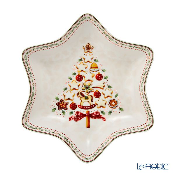ビレロイ＆ボッホ（Villeroy＆Boch） ウィンターベーカリーデライト トレイ 24.5cm スター 3776
