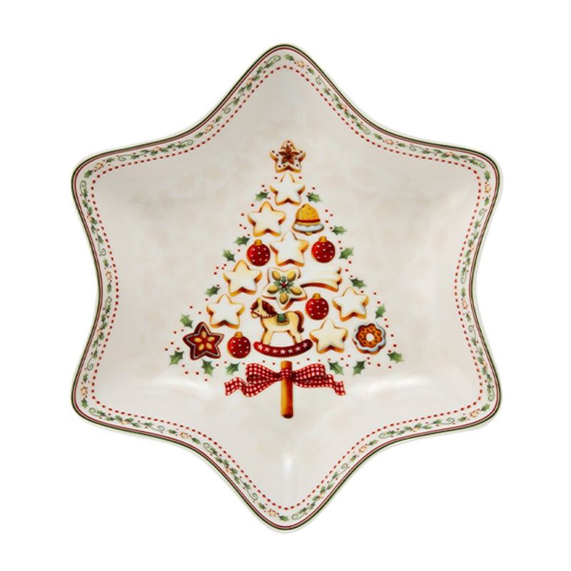 ビレロイ＆ボッホ（Villeroy＆Boch） ウィンターベーカリーデライト トレイ 24.5cm スター 3776