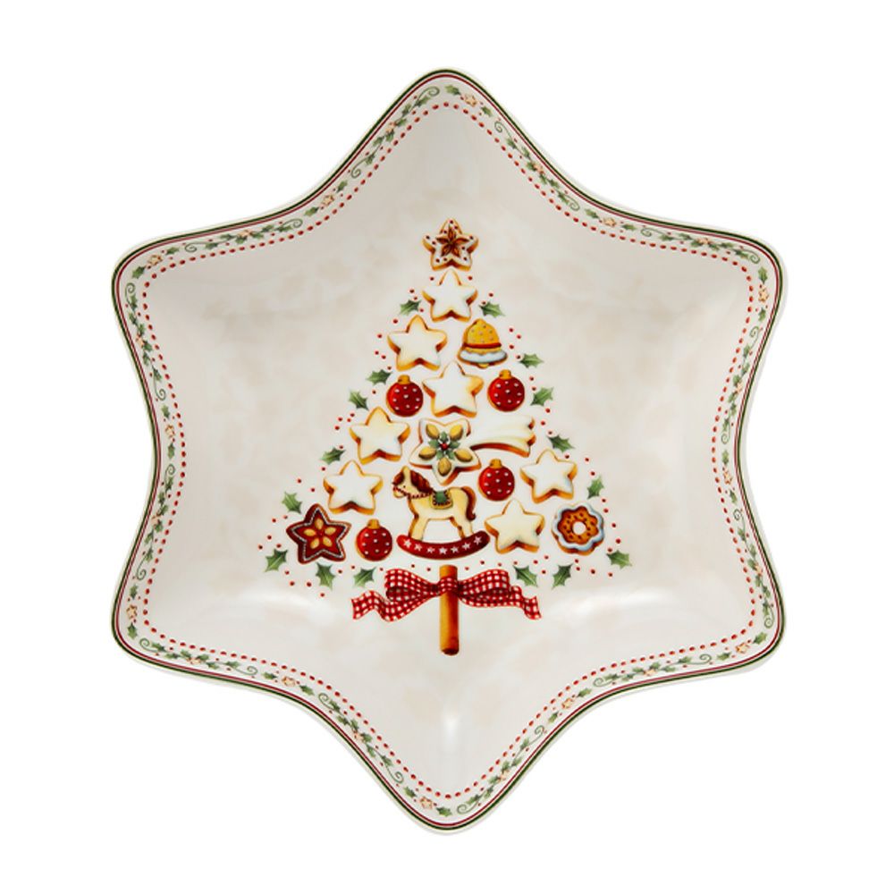 ビレロイ＆ボッホ（Villeroy＆Boch） ウィンターベーカリーデライト トレイ 24.5cm スター 3776