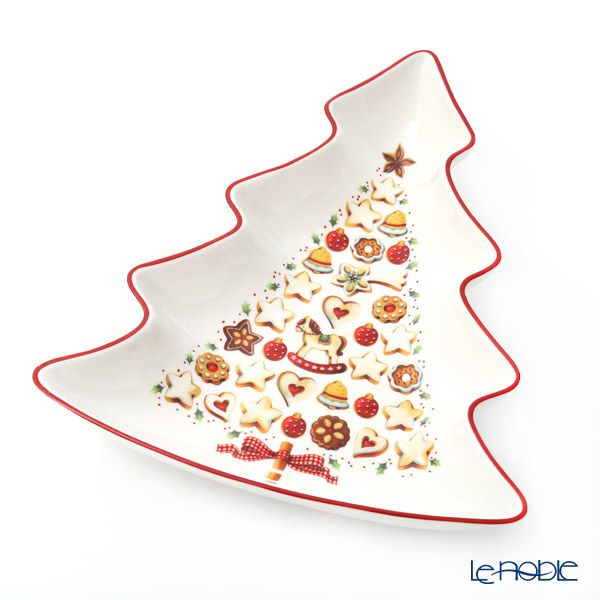 ビレロイ＆ボッホ（Villeroy＆Boch） ウィンターベーカリー デライト トレイ ツリー（L） 26.5cm 3760