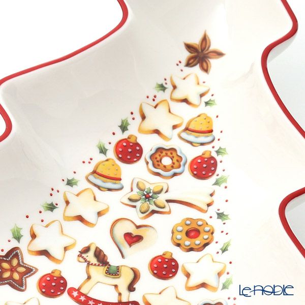 ビレロイ＆ボッホ（Villeroy＆Boch） ウィンターベーカリー デライト トレイ ツリー（L） 26.5cm 3760