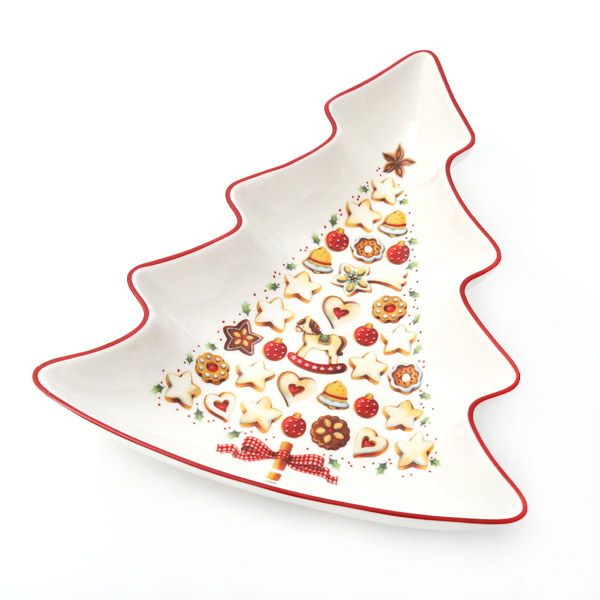 ビレロイ＆ボッホ（Villeroy＆Boch） ウィンターベーカリー デライト トレイ ツリー（L） 26.5cm 3760