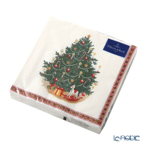 ビレロイ＆ボッホ（Villeroy＆Boch） ウィンタースペシャル 紙ナプキン もみの木 33cm 20枚入