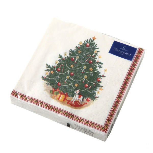 ビレロイ＆ボッホ（Villeroy＆Boch） ウィンタースペシャル 紙ナプキン もみの木 33cm 20枚入