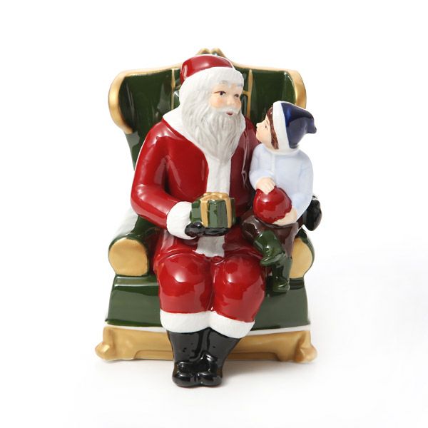 ビレロイ＆ボッホ（Villeroy＆Boch） クリスマストイズ オルゴール 椅子の上のサンタ 6636