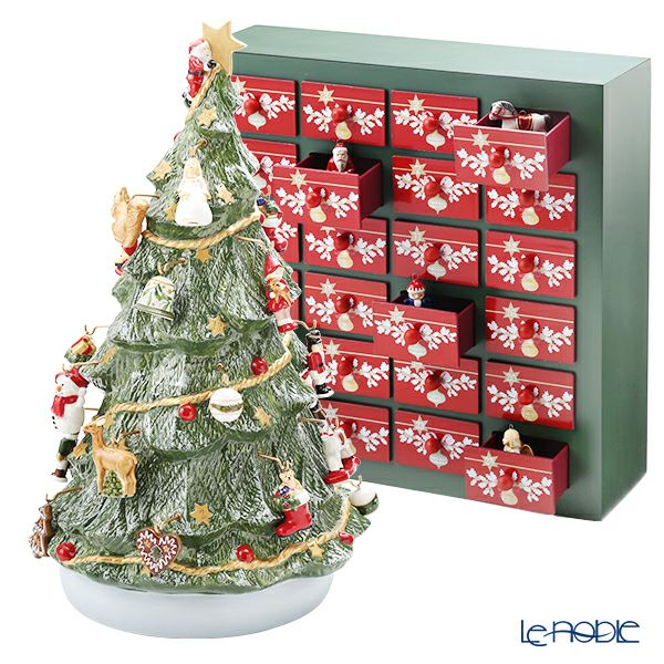 ビレロイ＆ボッホ（Villeroy＆Boch） アドベントカレンダー ツリー3D×オーナメント 53cm 9598